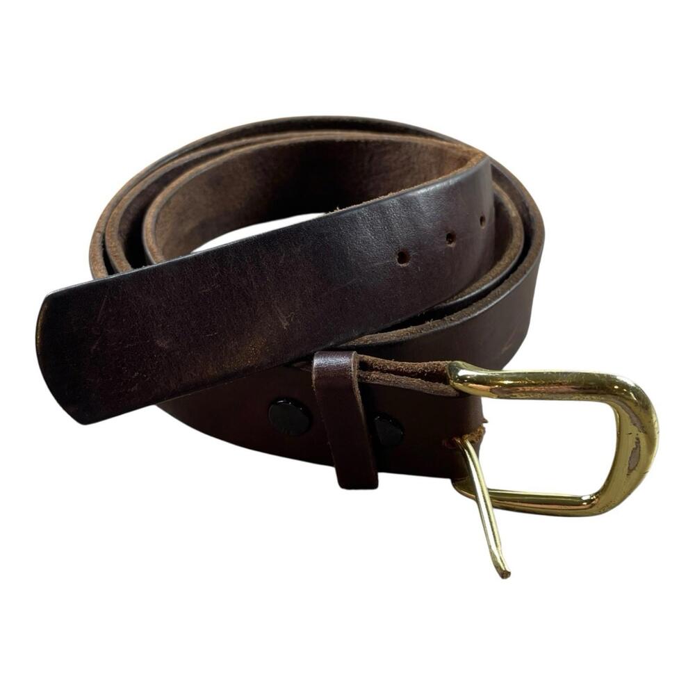 David Barry’s Tall & Big Full Grain Leather Belt Size 50 - 53 Business Casual